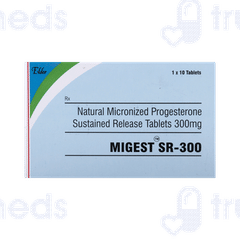 Migest 300 Mg Tablet Sr 10