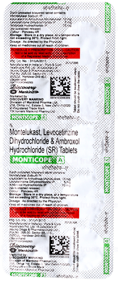 Monticope A Tablet 10 Monticope A Tablet 10