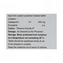 Mygaba 450 MG Tablet Sr 10