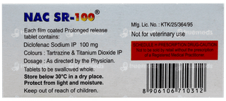 Nac Sr 100 Tablet 10