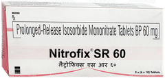 Nitrofix Sr 60 Tablet 10 Nitrofix Sr 60 Tablet 10