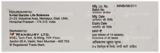 Nitrofur Sr Tablet 14