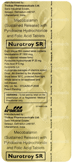 Nurotroy Sr Tablet 10