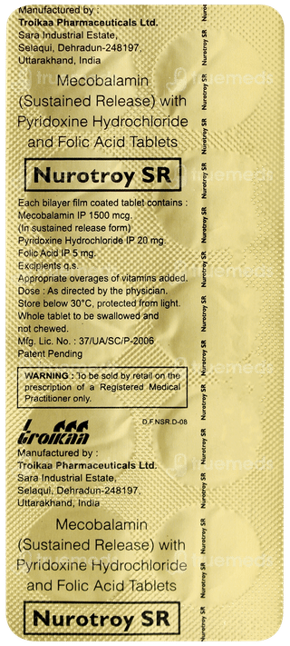 Nurotroy Sr Tablet 10