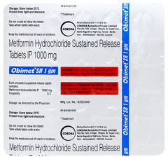 Obimet Sr 1gm Tablet 15
