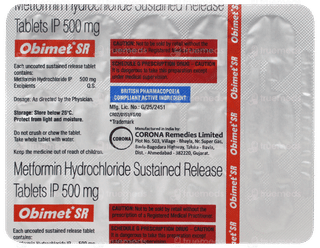 Obimet Sr Tablet 15