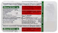 Obimet Gx Forte 1mg Tablet 10 Obimet Gx Forte 1mg Tablet 10