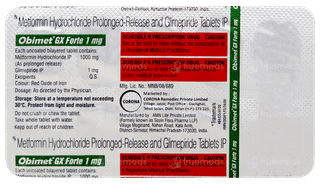 Obimet Gx Forte 1mg Tablet 10