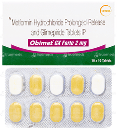 Obimet Gx Forte 2mg Tablet 10