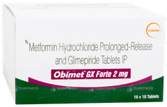 Obimet Gx Forte 2mg Tablet 10