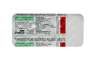 Optogest 200 MG Tablet Sr 10