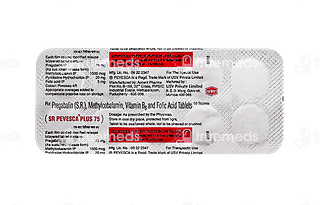 Sr Pevesca Plus 75 Mg/1500 MCG Tablet Sr 10