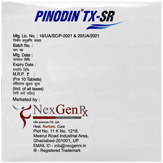 Pinodin Tx Sr Tablet 10