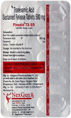 Pinodin Tx Sr Tablet 10