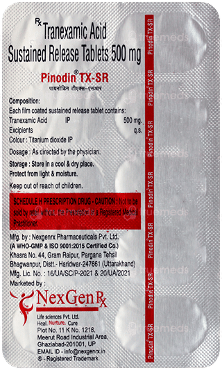 Pinodin Tx Sr Tablet 10