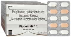 Pionorm M 15 Tablet 10 Pionorm M 15 Tablet 10