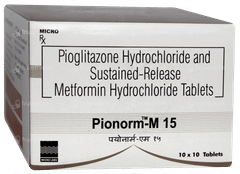 Pionorm M 15 Tablet 10 Pionorm M 15 Tablet 10