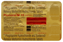 Pionorm M 15 Tablet 10 Pionorm M 15 Tablet 10