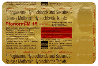 Pionorm M 15 Tablet 10