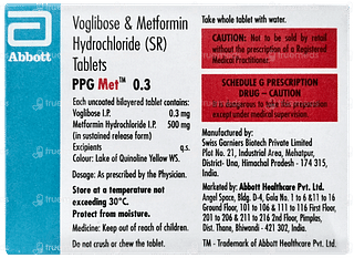 Ppg Met 0.3 Tablet 10