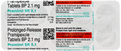 Pramirol Sr 2.1 Tablet 10 Pramirol Sr 2.1 Tablet 10