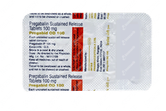 Pregabid Od 100 Tablet 10