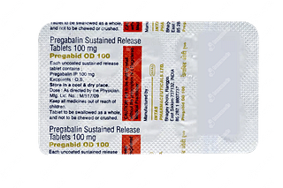 Pregabid Od 100 Tablet 10