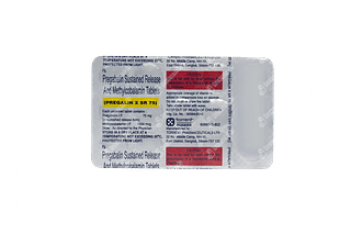 Pregalin X Sr 75 Mg/1500mcg Tablet Sr 10