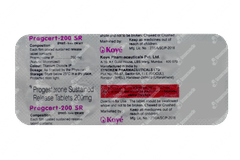 Pregcert 200 Sr Tablet 10