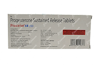 Proceive 200 MG Tablet Sr 10