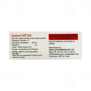 Qutiwel 200 MG Tablet Sr 10