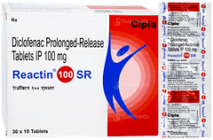 Reactin 100 Sr Tablet 10