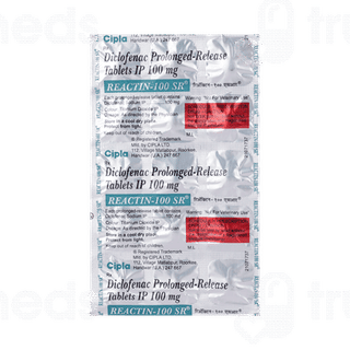 Reactin 100 Sr Tablet 15