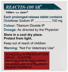 Reactin 100 Sr Tablet 15
