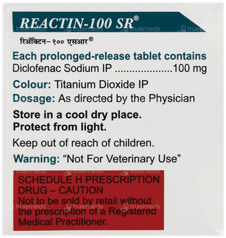 Reactin 100 Sr Tablet 15