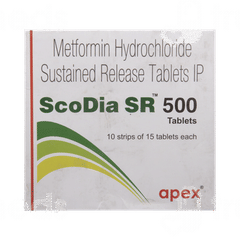 Scodia 500 MG Tablet Sr 15