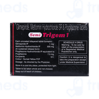 Semi Trigem 1/500/7.5 MG Tablet Sr 10