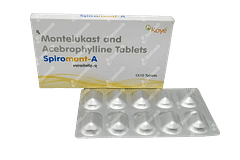 Spiromont A 200/10 MG Tablet Pr 10