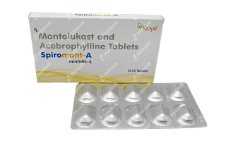 Spiromont A 200/10 MG Tablet Pr 10