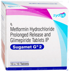 Sugamet G 2 Tablet 10 Sugamet G 2 Tablet 10