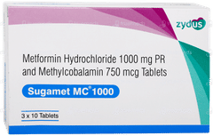 Sugamet Mc 1000 Tablet 10