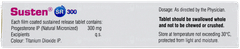 Susten Sr 300 Tablet 10