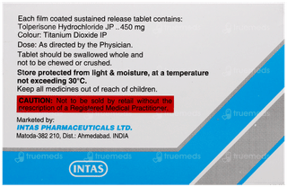Tolperitas Sr 450 Tablet 10
