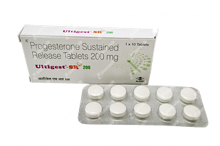 Ultigest 200 MG Tablet Sr 10