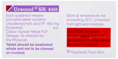 Ursocol Sr 450 Tablet 15 Ursocol Sr 450 Tablet 15