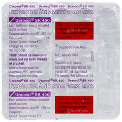 Ursocol Sr 450 Tablet 15 Ursocol Sr 450 Tablet 15