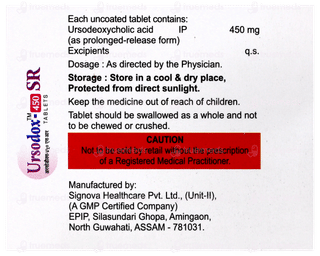 Ursodox 450 Sr Tablet 10