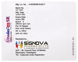 Ursodox 450 Sr Tablet 10
