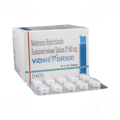 Vidmet Sr 500 Tablet 10