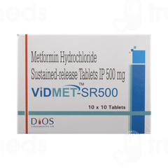 Vidmet Sr 500 Tablet 10